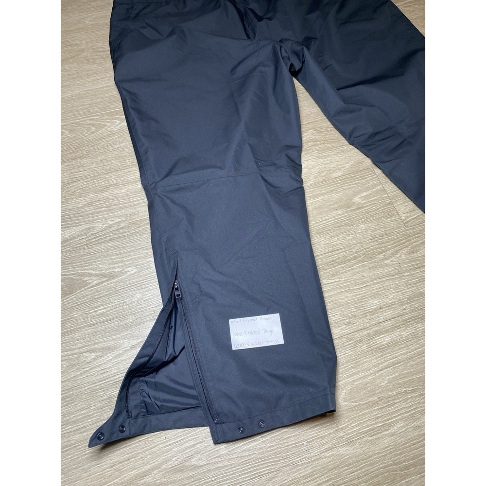 Under Armour Rain Pants Stormproof Lined Men 4XL Black Waterproof 1369255-001 - Picture 2 of 7